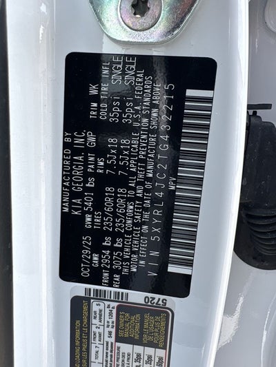 2026 Kia Sorento S
