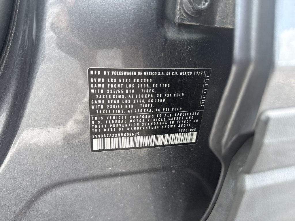 2022 Volkswagen Tiguan 2.0T SE