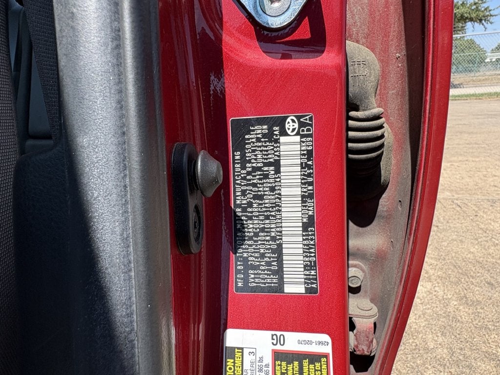 2018 Toyota Corolla LE