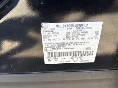 2016 Ford Explorer Sport