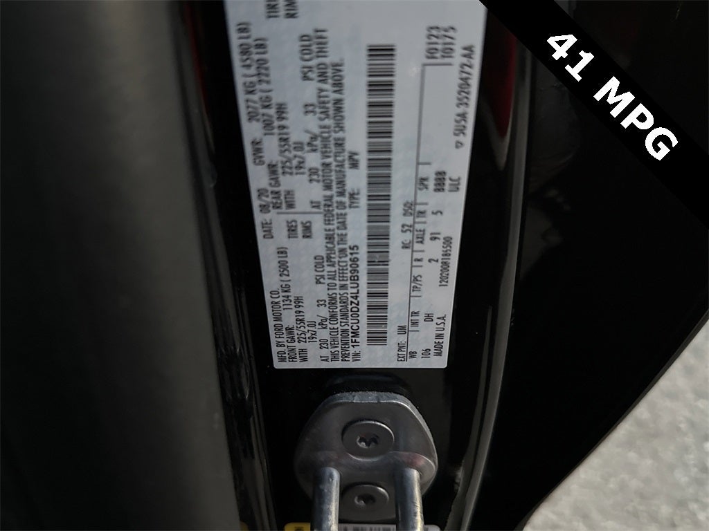 2020 Ford Escape Titanium Hybrid