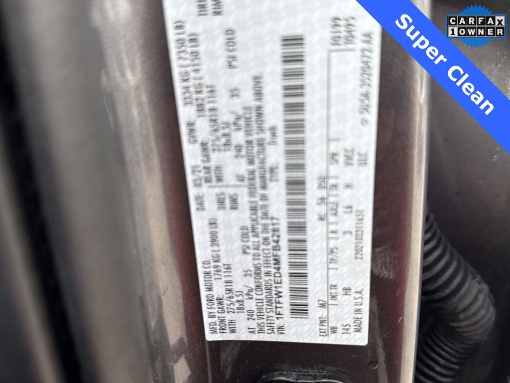 2021 Ford F-150 Lariat