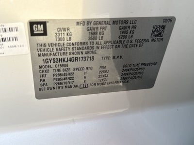 2016 Cadillac Escalade ESV Luxury