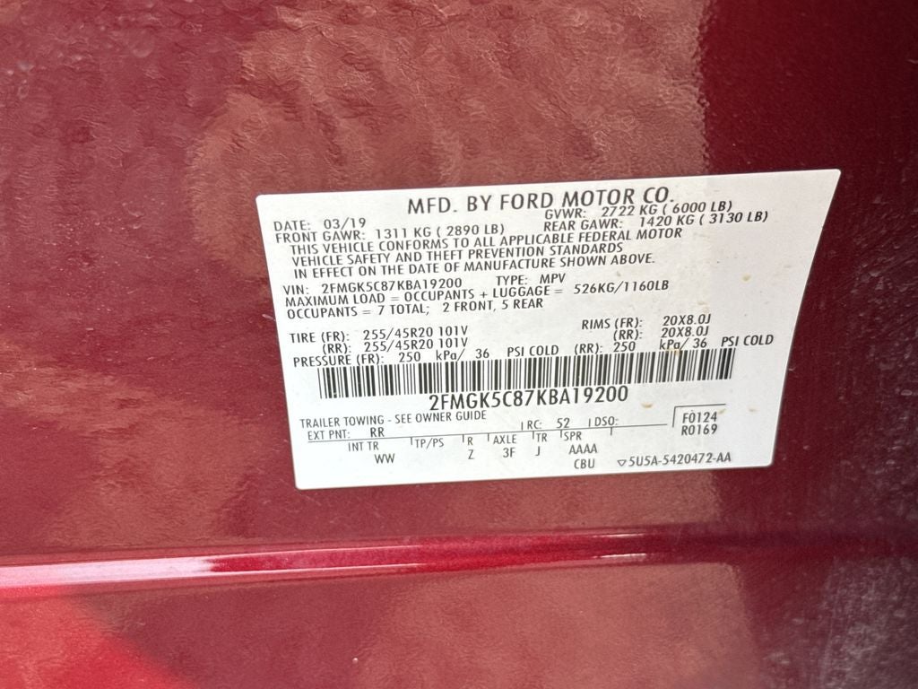 2019 Ford Flex SEL