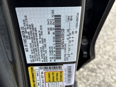 2020 Ford Fusion S