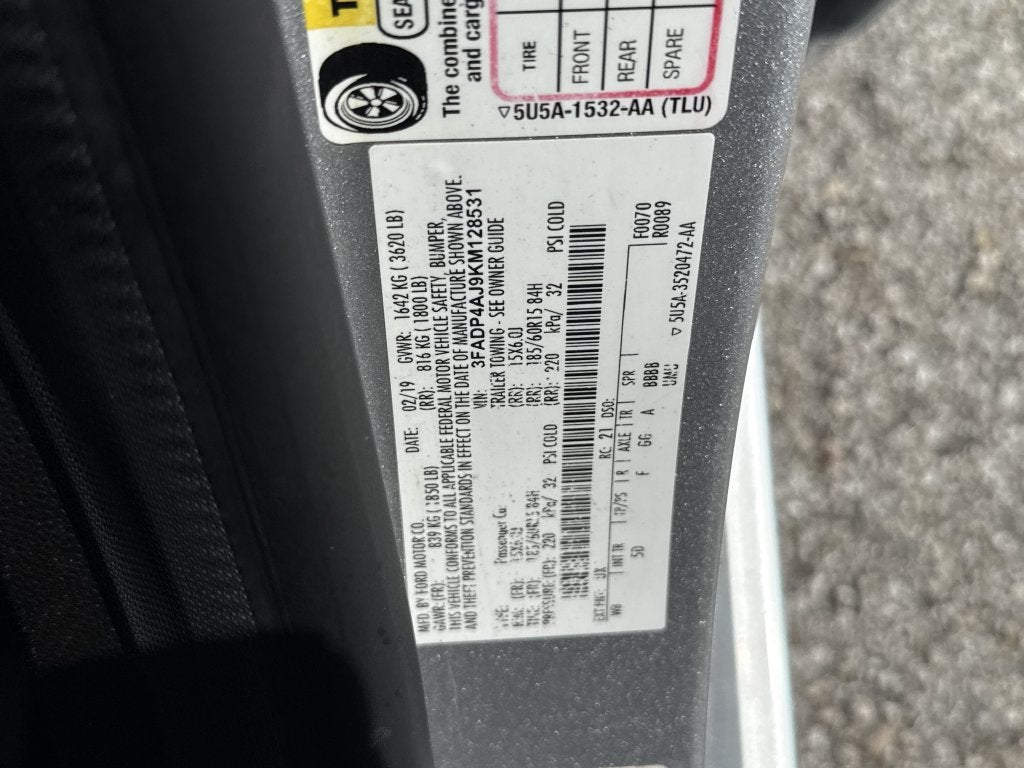 2019 Ford Fiesta S