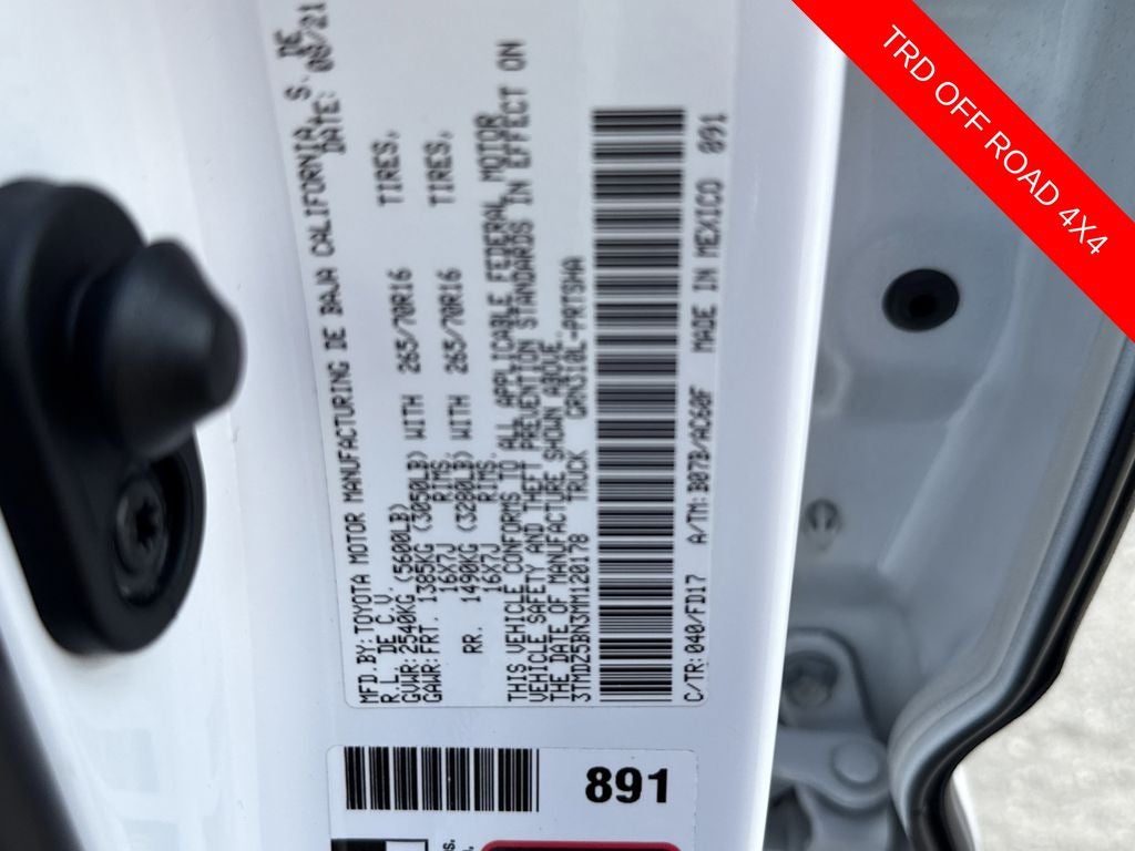 2021 Toyota Tacoma TRD Off-Road V6