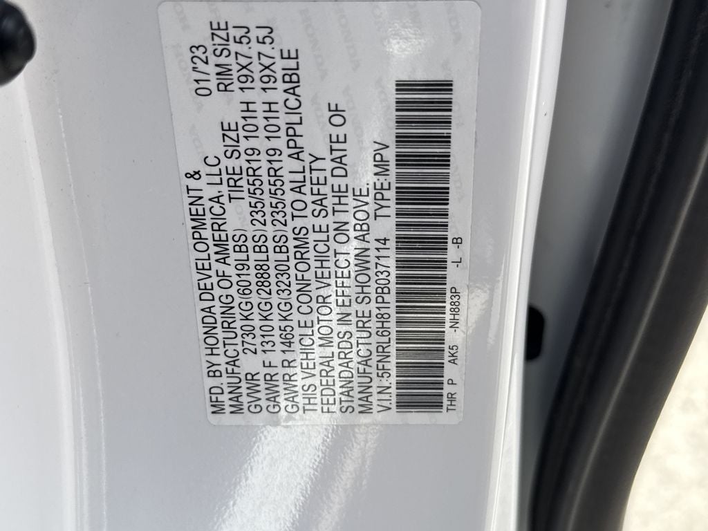 2023 Honda Odyssey Touring