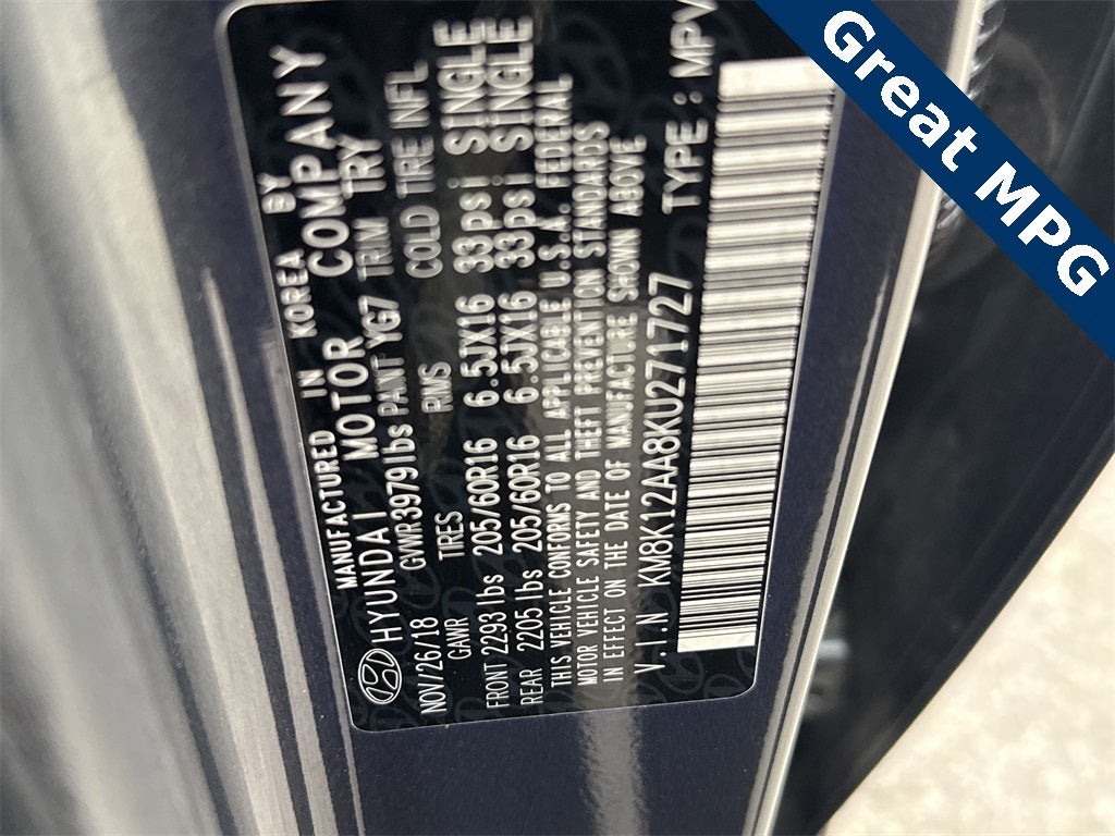 2019 Hyundai Kona SE