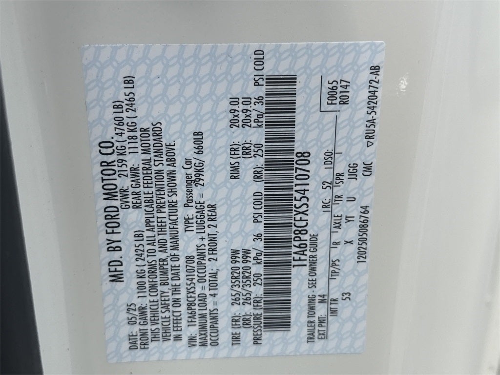 2025 Ford Mustang GT Premium