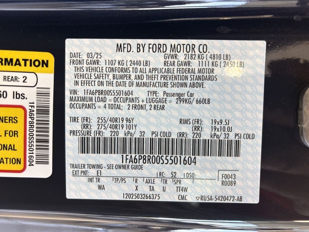 2025 Ford Mustang Dark Horse