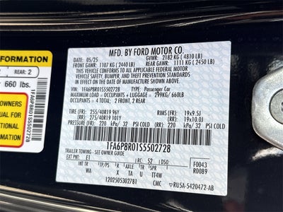 2025 Ford Mustang Dark Horse