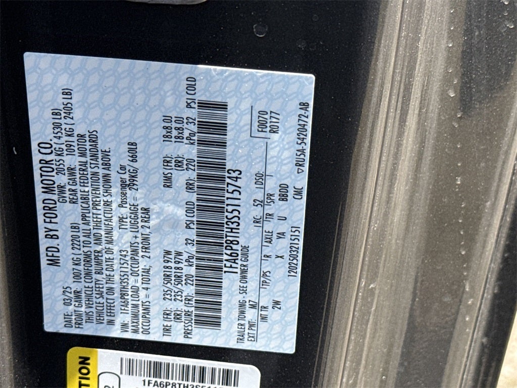 2025 Ford Mustang EcoBoost