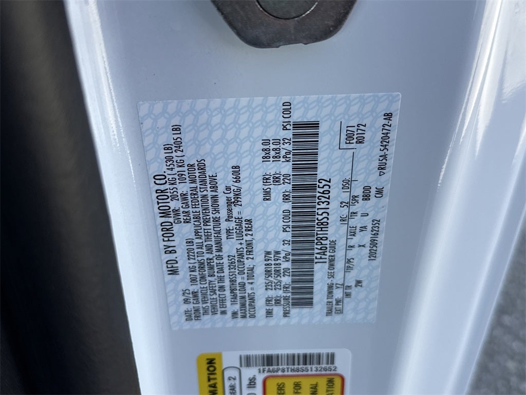 2025 Ford Mustang EcoBoost