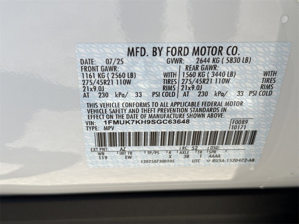 2025 Ford Explorer ST-Line