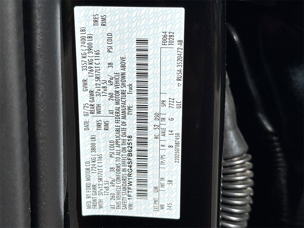 2025 Ford F-150 Raptor