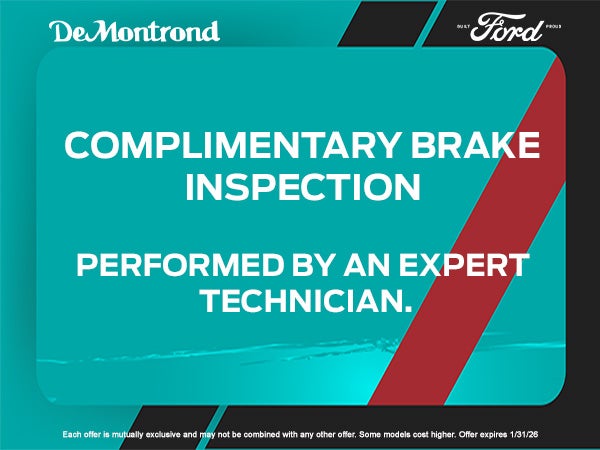 Complimentary Brake Inspection