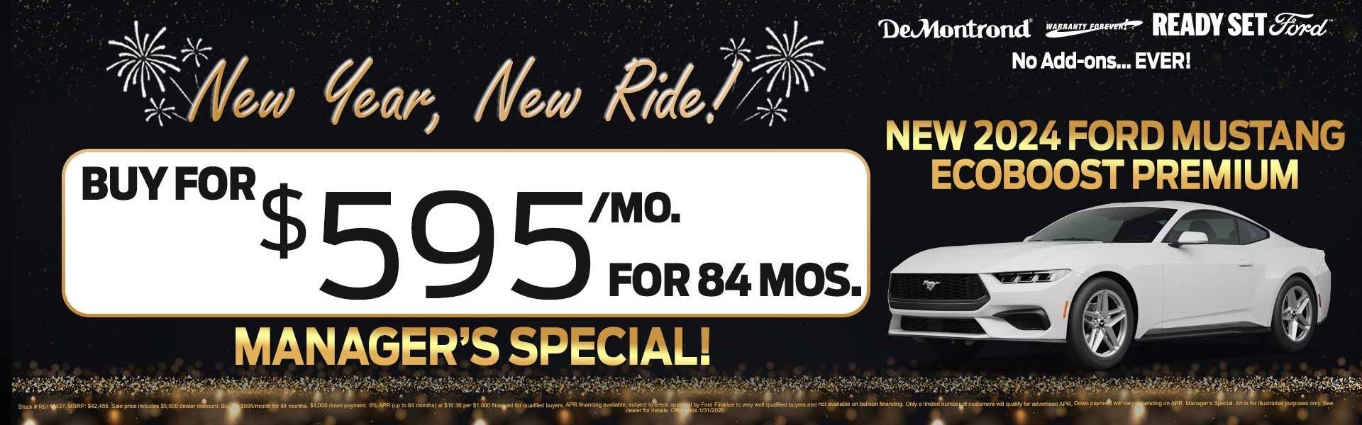 New 2024 Ford Mustang EcoBoost Premium