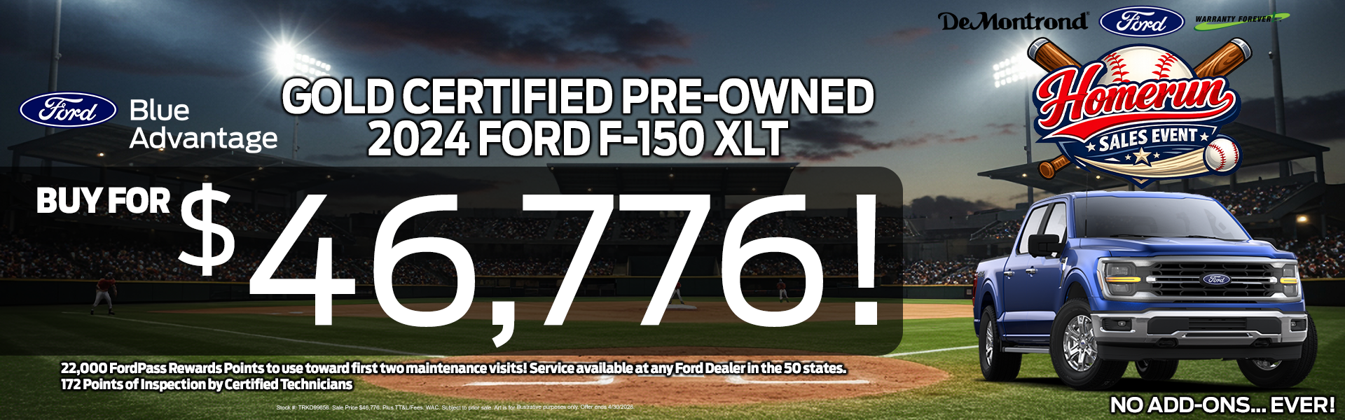 Blue Advantage Gold Certified Pre-Owned 2024 Ford F-150 XLT