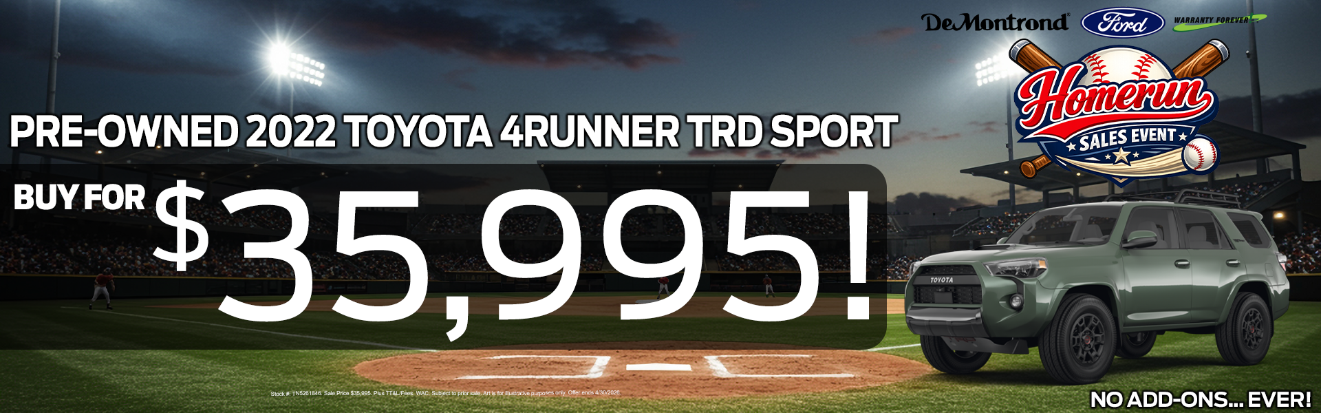 Pre-Owned 2022 Toyota 4Runner TRD Sport