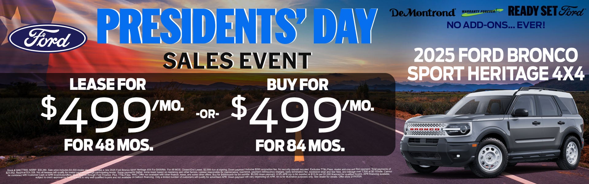 2025 Ford Bronco Sport Heritage 4X4