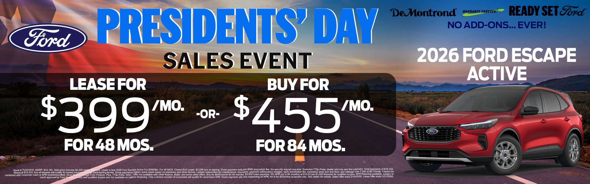 2026 Ford Escape Active