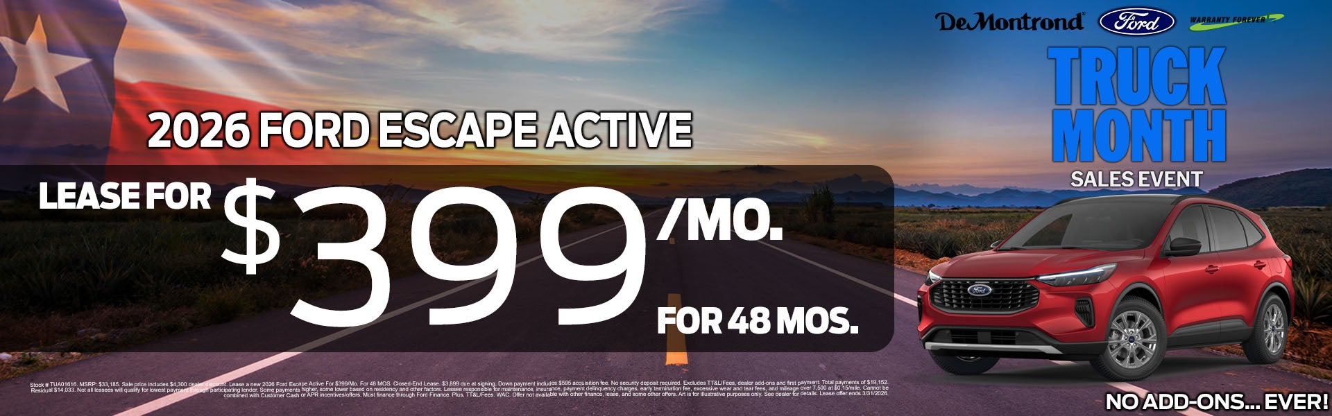 2026 Ford Escape Active