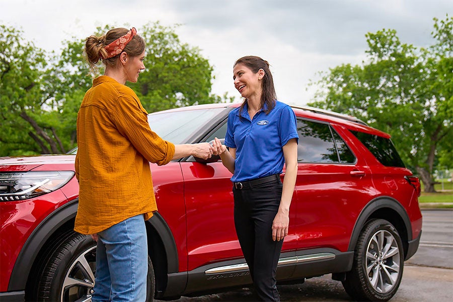 Ford Delivery at DeMontrond Ford