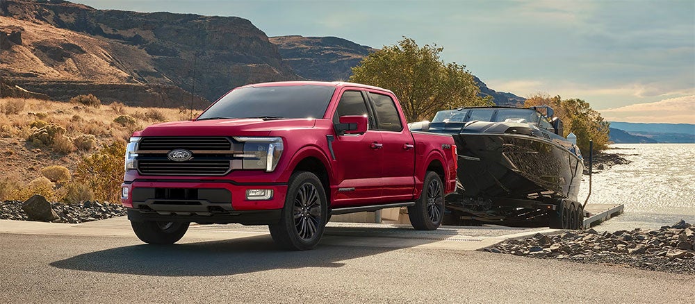 Ford F-150 with Boat