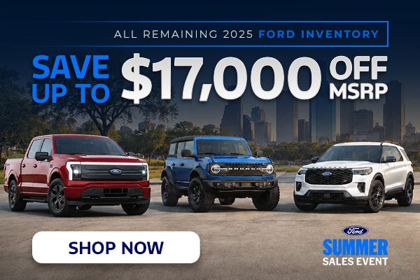 All Remaining 2025 Ford Inventory