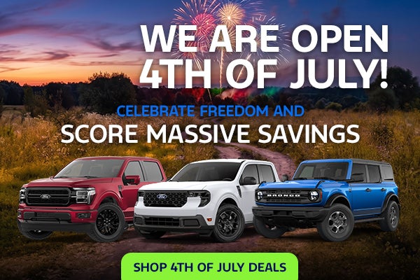 Our sales department is open on 4th of July