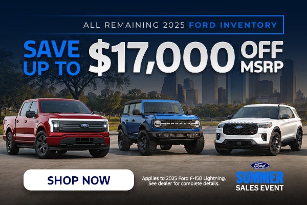 All Remaining 2025 Ford Inventory