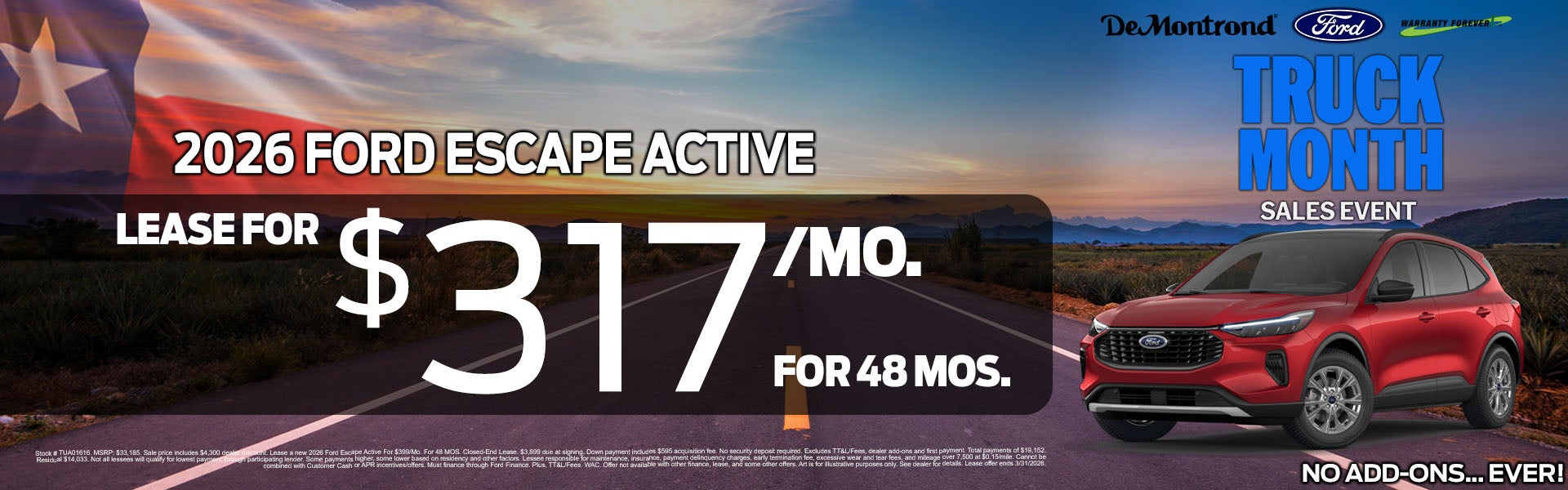 2026 Ford Escape Active