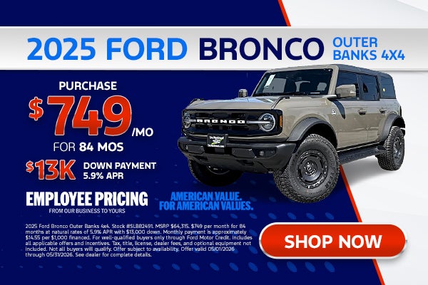 2025 Ford Bronco Outer Banks
