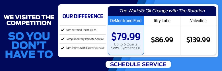 DeMontrond Ford Service Department